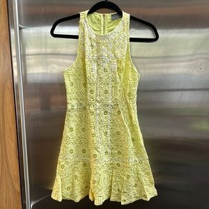 Zip back dress by Astr in yellow woman’s mall
